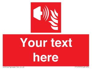 Custom Fire: Fire alarm sounder